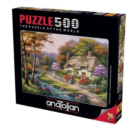 Anatolian, puzzle, Chatka z pięknym ogrodem, 500 el. Anatolian