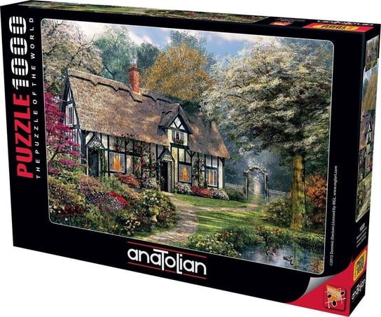 Anatolian, puzzle, Dom z pięknym ogrodem, 1000 el. Anatolian