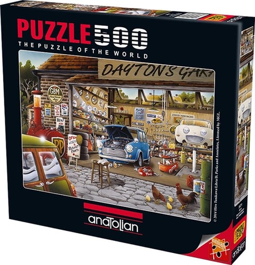 Anatolian, puzzle, Garaż Daytona, 500 el. Anatolian