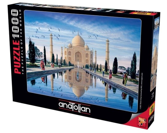 Anatolian, puzzle, Indie, Taj Mahal, 1000 el. Anatolian