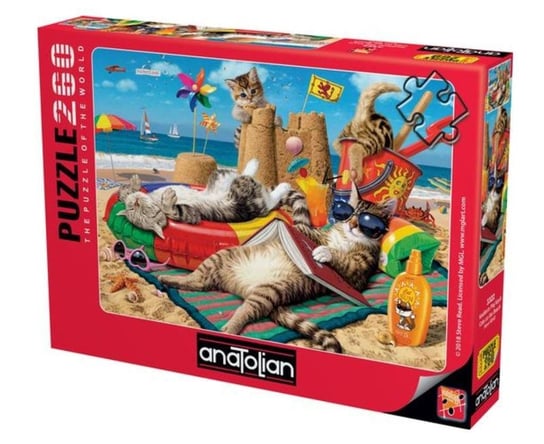 Anatolian, puzzle, Koty na plaży, 260 el. Anatolian