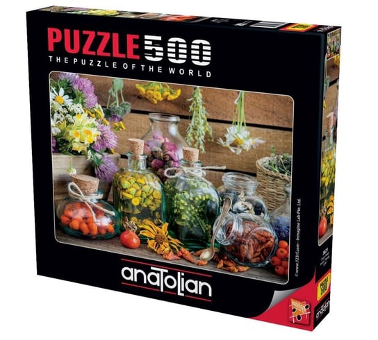 Anatolian, puzzle, Kwiaty i nasiona, 500 el. Anatolian