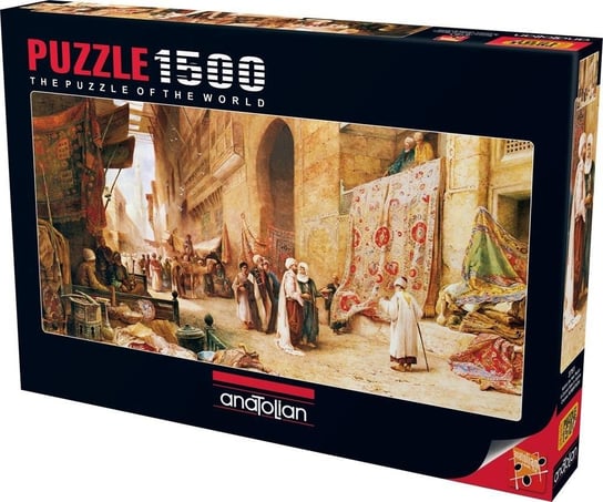 Anatolian, puzzle, Panorama Sprzedawcy dywanów w Kairze, 1500 el. Anatolian