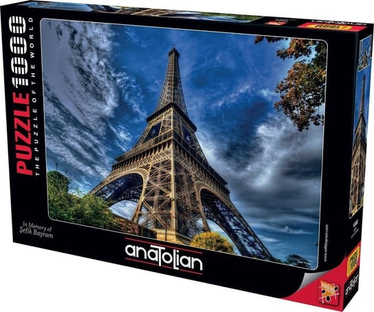 Anatolian, puzzle, Paryż, Wieża Eiffla, 1000 el. Anatolian