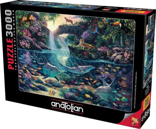 Anatolian, puzzle, Raj w dżungli, 3000 el. Anatolian