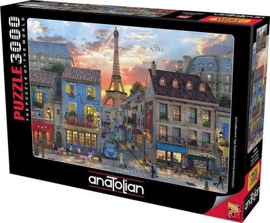 Anatolian, puzzle, Ulice Paryża, 3000 el. Anatolian