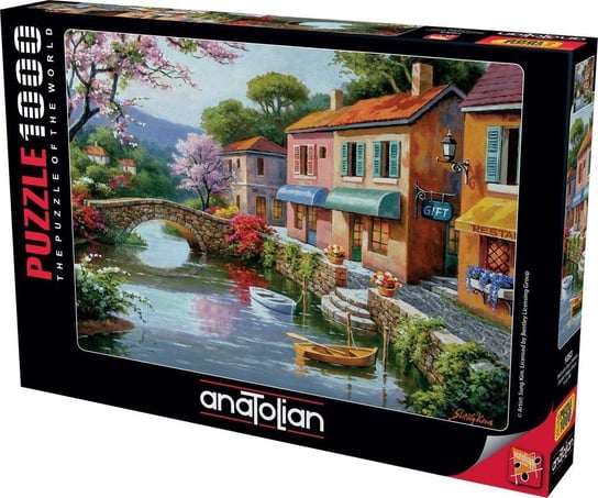 Anatolian, puzzle, Wiejskie sklepu nad rzeką, 1000 el. Anatolian