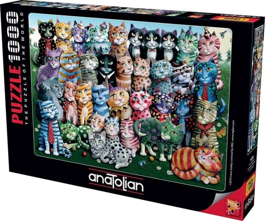 Anatolian, puzzle, Zjazd rodzinny kotów, 1000 el. Anatolian