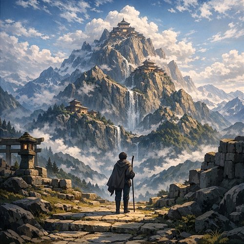 Ancient Mountain Midnight Saddle