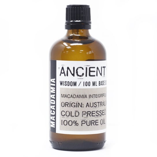 Ancient Wisdom, Olej bazowy z Orzechów Makadamia, 100 ml ANCIENT WISDOM