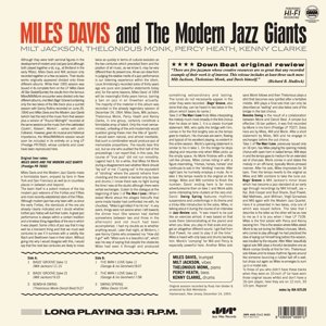 And the Modern Jazz Giants, płyta winylowa Davis Miles