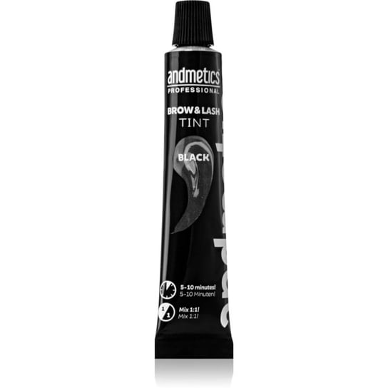 andmetics Professional Brow & Lash Tint farbka do brwi i rzęs odcień Black 20 ml Inna marka