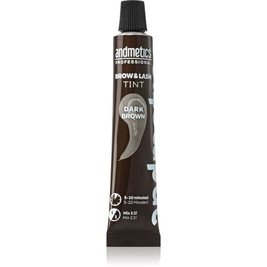andmetics Professional Brow & Lash Tint farbka do brwi i rzęs odcień Dark Brown 20 ml Inna marka