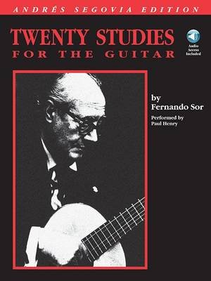 Andres Segovia - 20 Studies for the Guitar: Book/CD Pack Hal Leonard Pub Co