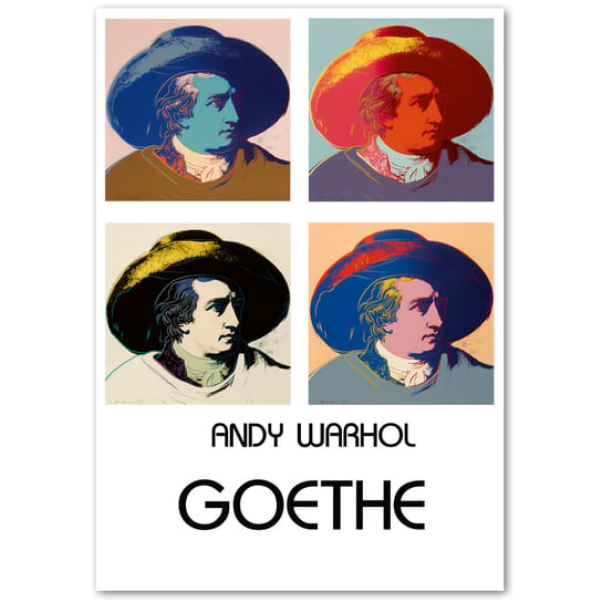 Andy Warhol, Goethe Plakat 70X100 DEKORAMA