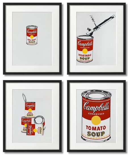 Andy Warhol, Puszki, Plakaty Pop Art. DEKORAMA