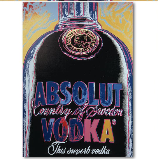 Andy Warhol, Wódka Absolut Plakat Pop Art 50X70 DEKORAMA