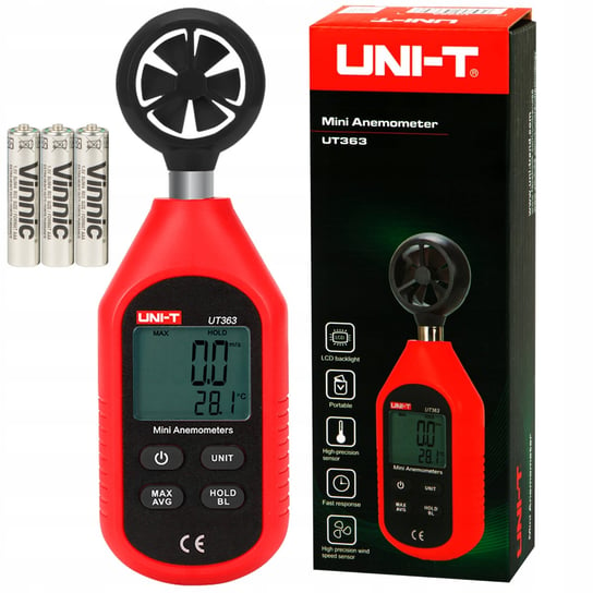 Anemometr Wiatromierz Termometr Miernik Unit Ut363 Uni-T