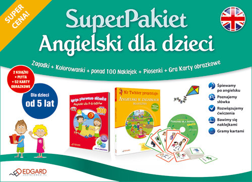Angielski. SuperPakiet dla dzieci od 5 lat Opracowanie zbiorowe
