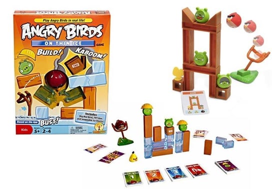 Angry Birds, gra zręcznościowa Na cienkim lodzie, X3029 Mattel