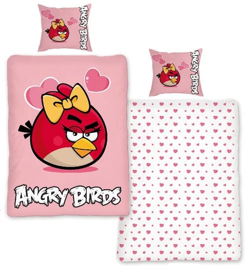 Angry Birds, Pościel dziecięca, 140x200 cm Angry Birds