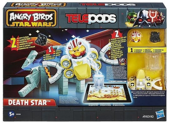 Angry Birds Star Wars, gra zręcznościowa Gwiezdne pojazdy z telepodem Death Star Hasbro Gaming