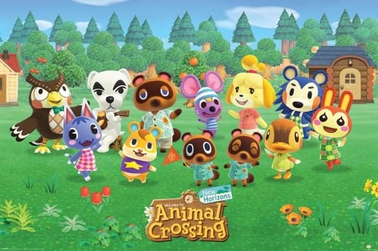 Animal Crossing Lineup - plakat 91,5x61 cm Pyramid Posters