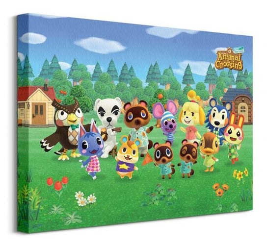 Animal Crossing New Horizons Villagers - obraz na płótnie Pyramid