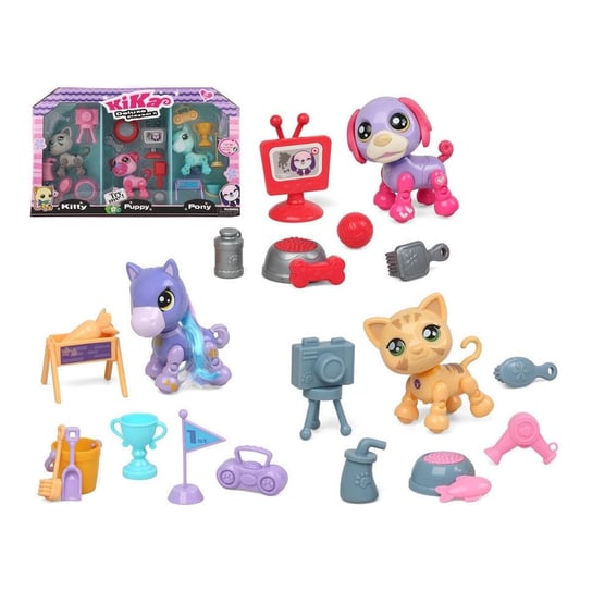 Animal figures Kika Deluxe playset 46 x 28 cm (46 x 38 cm) (S1127713) Inna marka