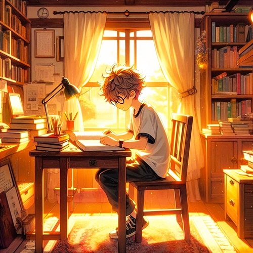 Anime Lofi Study Neo Komorebi