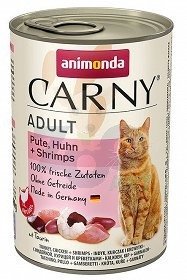 Animonda Cat Carny Adult smak: Indyk i krewetki 6 x 400g Animonda