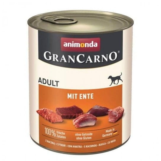 ANIMONDA GranCarno Adult Dog smak: Wieprzowina + kaczka 800g Animonda