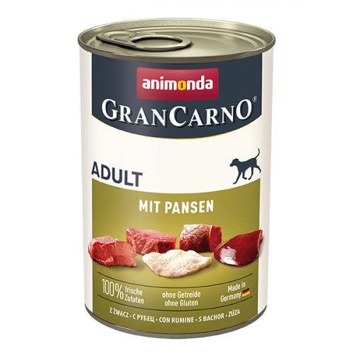 ANIMONDA GranCarno Adult Ze Żwaczem - mokra karma dla psa - puszka 400g Animonda