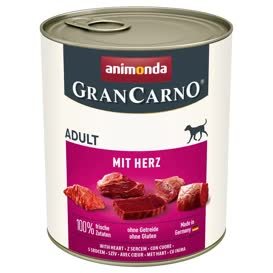 Animonda GranCarno Karma Dla Psa Wieprzowina Serca 800g Animonda