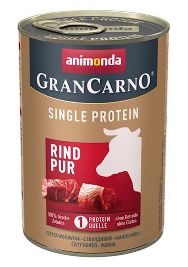 Animonda GranCarno single protein rind pur 400g Animonda