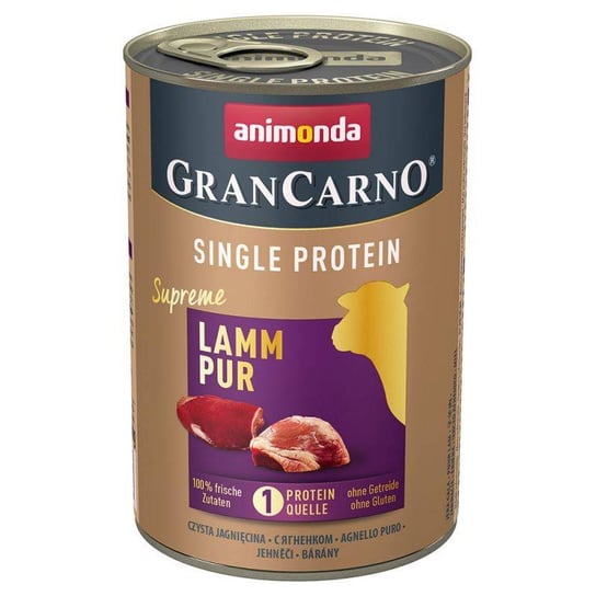 ANIMONDA GranCarno Single Protein Supreme Adult Dog Jagnięcina 400g Animonda