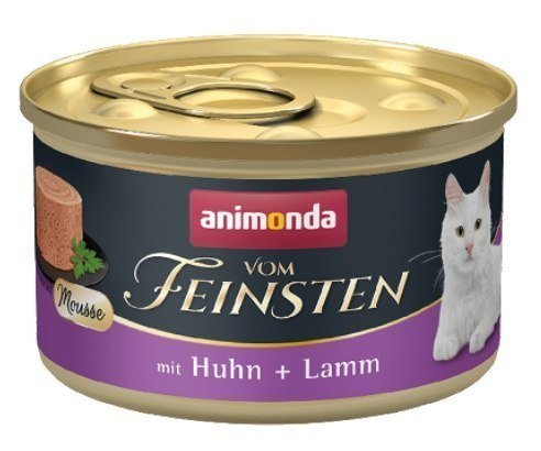 ANIMONDA Vom Feinsten Mus dla kotów puszka z kurczakiem i jagnięciną 85g Animonda