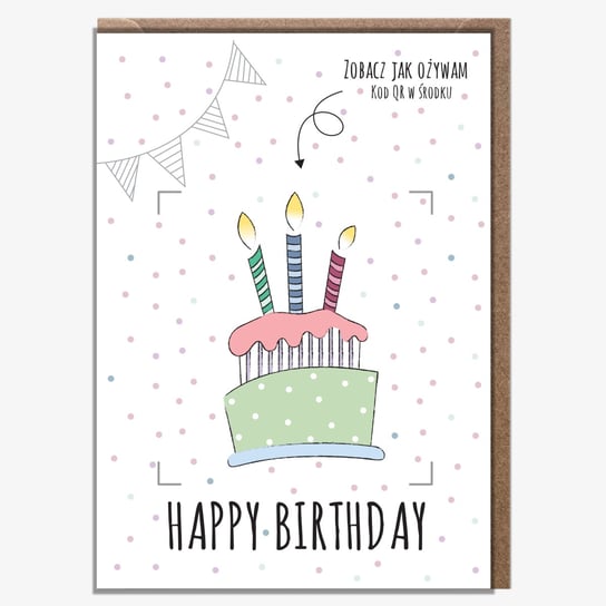 Animowana Kartka Urodzinowa, Świętujący Tort Urodzinowy Inna marka