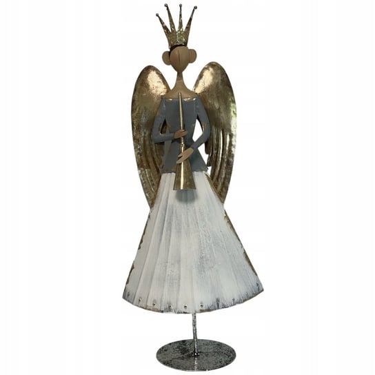 Anioł Dekoracja Świąteczna Figura Swiąteczna 80,5 Cm Dekorpap