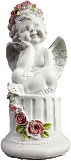 Anioł figurka aniołka na sercu 22 cm aniołek znicz CORTINA