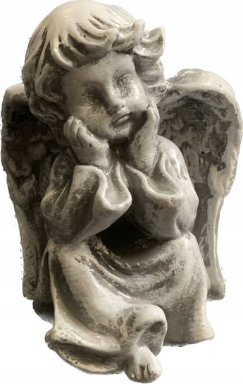 Anioł figurka ozdobna dekoracyjna gips 16 cm BTS