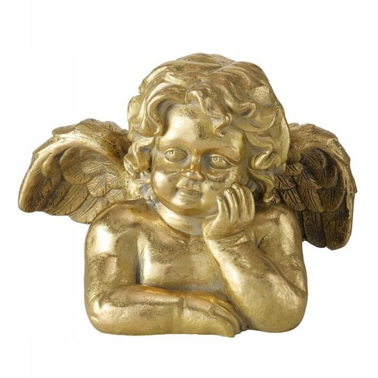 Anioł figurka ozdobna dekoracyjna złota 33 cm Boltze