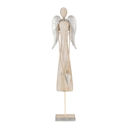 Anioł Figurka Świąteczna Wood Homla
