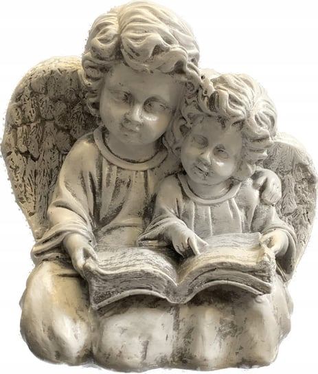 Anioł figurka z książką ozdobna dekoracyjna 23 cm BTS