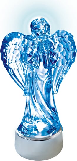 Anioł Led Wkład Do Zniczy 17,5 Cm - Niebieski CORTINA