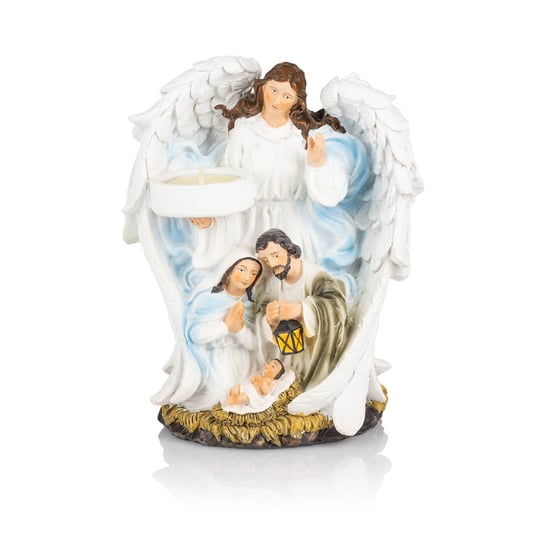 Anioł Stróż Świecznik Na Tealighty Święta Rodzina Dekoracja Boże Narodzenie Święte Miasto