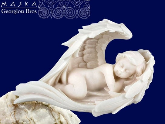 Aniołek śpiący w skrzydłach/MASKA MASKA
