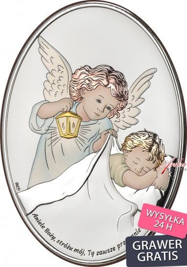 AnKa Biżuteria, Aniołek nad dzieckiem z modlitwą "Aniele Boży..." - Inna marka