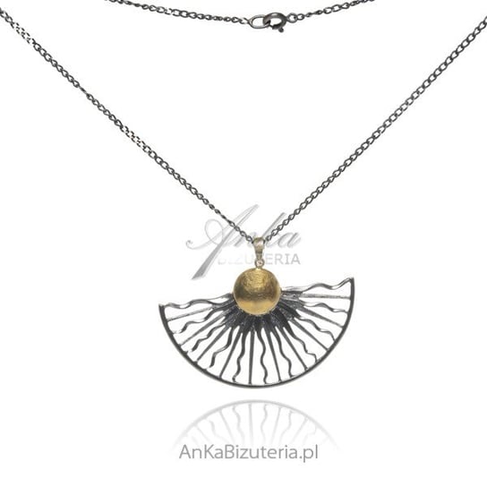 AnKa Biżuteria, Biżuteria artystyczna - Naszyjnik srebrny oksydowan AnKa Biżuteria