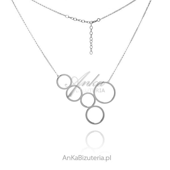 AnKa Biżuteria, Biżuteria srebrna - naszyjnik - MAM KLASĘ AnKa Biżuteria